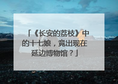 《长安的荔枝》中的十七娘，竟出现在延边博物馆？