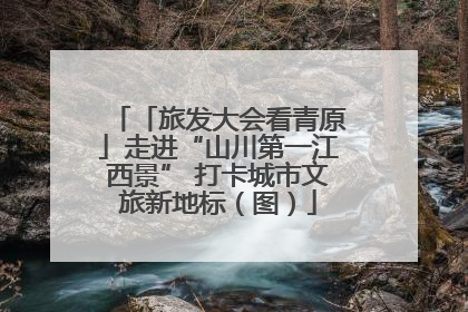 「旅发大会看青原」走进“山川第一江西景” 打卡城市文旅新地标（图）