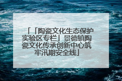 「陶瓷文化生态保护实验区专栏」景德镇陶瓷文化传承创新中心筑牢汛期安全线