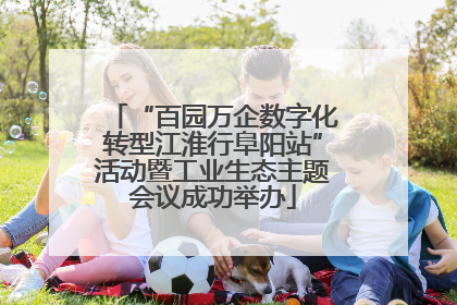 “百园万企数字化转型江淮行阜阳站”活动暨工业生态主题会议成功举办