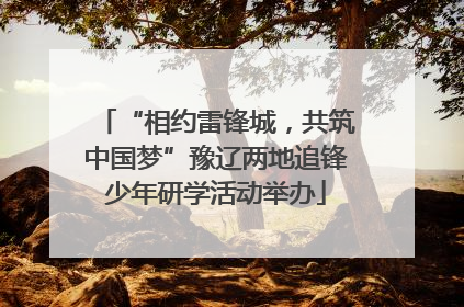 “相约雷锋城，共筑中国梦”豫辽两地追锋少年研学活动举办