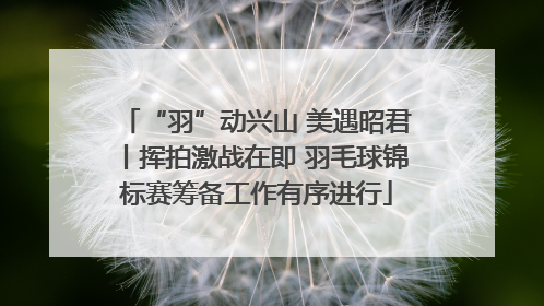“羽”动兴山 美遇昭君丨挥拍激战在即 羽毛球锦标赛筹备工作有序进行