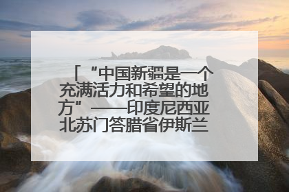 “中国新疆是一个充满活力和希望的地方”——印度尼西亚北苏门答腊省伊斯兰教代表团参访新疆