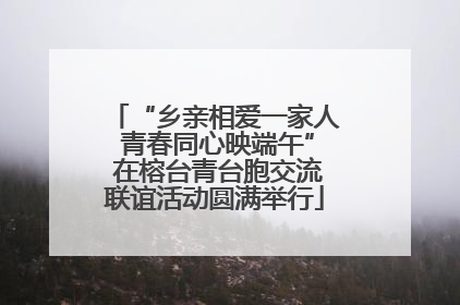 “乡亲相爱一家人 青春同心映端午” 在榕台青台胞交流联谊活动圆满举行