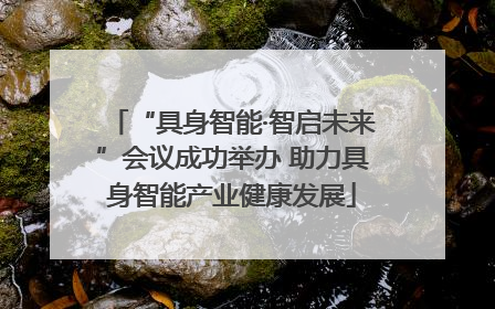 “具身智能·智启未来”会议成功举办 助力具身智能产业健康发展