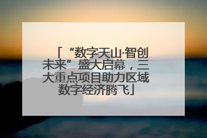 “数字天山·智创未来”盛大启幕，三大重点项目助力区域数字经济腾飞