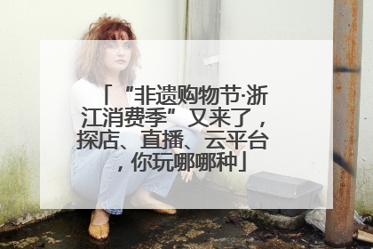 “非遗购物节·浙江消费季”又来了，探店、直播、云平台，你玩哪哪种