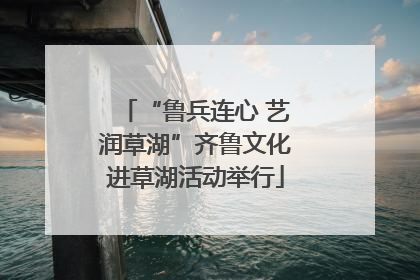 “鲁兵连心 艺润草湖”齐鲁文化进草湖活动举行