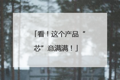 看！这个产品“芯”意满满！