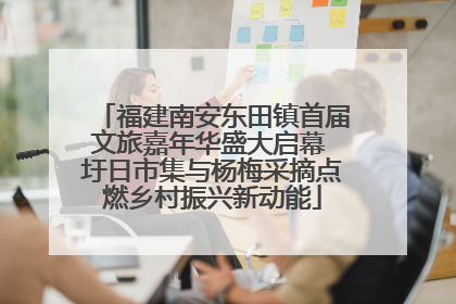 福建南安东田镇首届文旅嘉年华盛大启幕 圩日市集与杨梅采摘点燃乡村振兴新动能