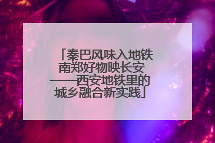 秦巴风味入地铁 南郑好物映长安——西安地铁里的城乡融合新实践