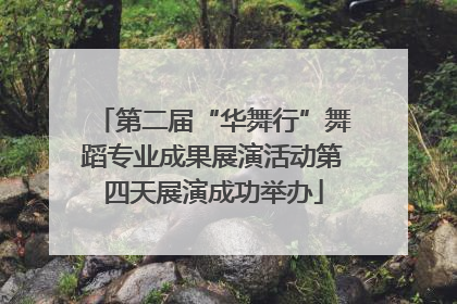 第二届“华舞行”舞蹈专业成果展演活动第四天展演成功举办