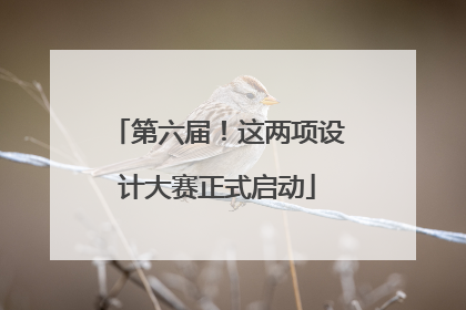第六届！这两项设计大赛正式启动