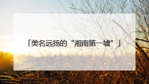 美名远扬的“湘南第一墟”