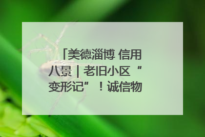 美德淄博 信用八景｜老旧小区“变形记”！诚信物业焐热居民心窝