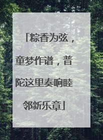 粽香为弦，童梦作谱，普陀这里奏响睦邻新乐章