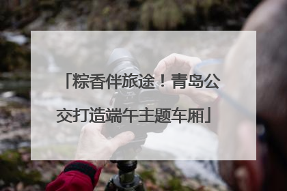 粽香伴旅途！青岛公交打造端午主题车厢
