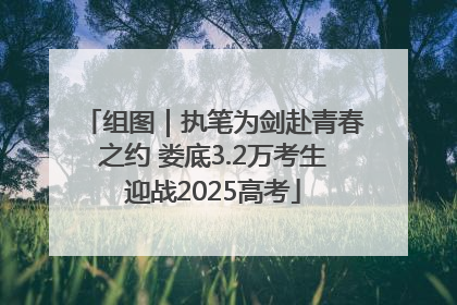 组图｜执笔为剑赴青春之约 娄底3.2万考生迎战2025高考