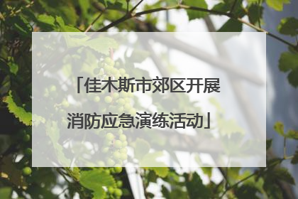 佳木斯市郊区开展消防应急演练活动