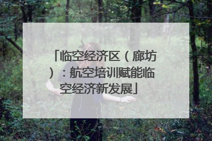 临空经济区（廊坊）：航空培训赋能临空经济新发展