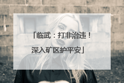 临武：打非治违！深入矿区护平安
