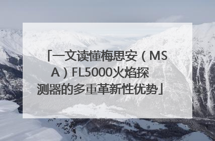 一文读懂梅思安（MSA）FL5000火焰探测器的多重革新性优势
