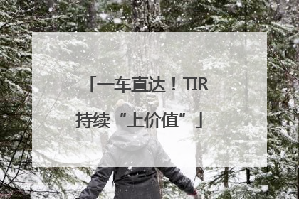 一车直达！TIR持续“上价值”