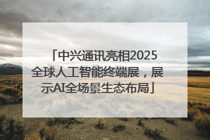 中兴通讯亮相2025全球人工智能终端展，展示AI全场景生态布局