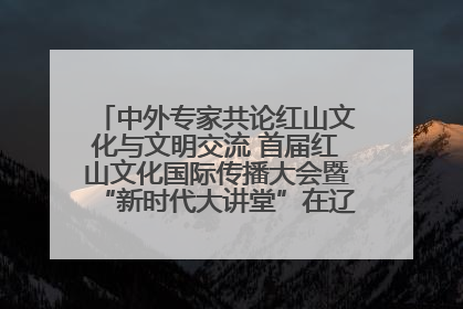 中外专家共论红山文化与文明交流 首届红山文化国际传播大会暨“新时代大讲堂”在辽宁朝阳举办