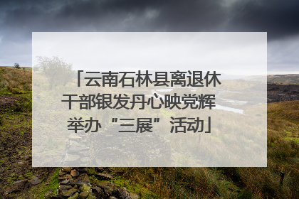 云南石林县离退休干部银发丹心映党辉举办“三展”活动