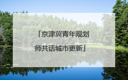 京津冀青年规划师共话城市更新