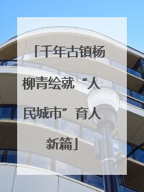 千年古镇杨柳青绘就“人民城市”育人新篇