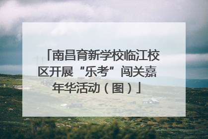 南昌育新学校临江校区开展“乐考”闯关嘉年华活动（图）