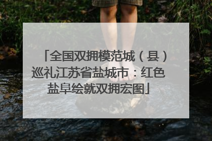 全国双拥模范城（县）巡礼江苏省盐城市：红色盐阜绘就双拥宏图