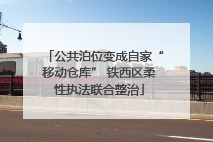 公共泊位变成自家“移动仓库” 铁西区柔性执法联合整治