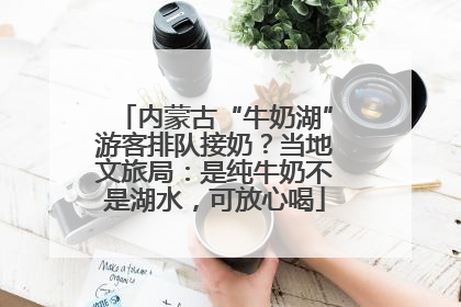 内蒙古“牛奶湖”游客排队接奶？当地文旅局：是纯牛奶不是湖水，可放心喝