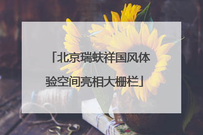 北京瑞蚨祥国风体验空间亮相大栅栏