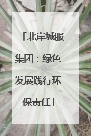 北岸城服集团：绿色发展践行环保责任