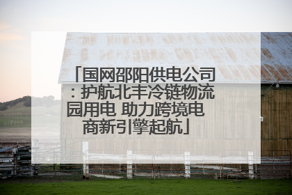 国网邵阳供电公司：护航北丰冷链物流园用电 助力跨境电商新引擎起航