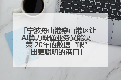 宁波舟山港穿山港区让AI算力既懂业务又能决策 20年的数据“喂”出更聪明的港口