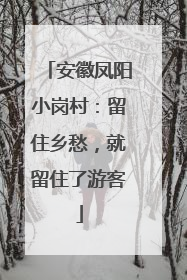 安徽凤阳小岗村：留住乡愁，就留住了游客