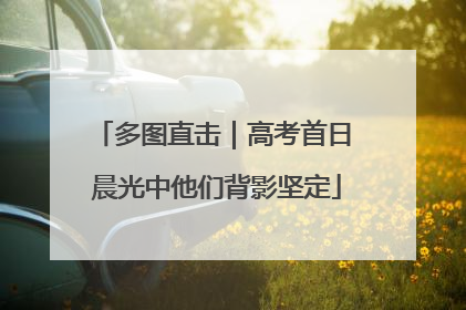 多图直击｜高考首日 晨光中他们背影坚定