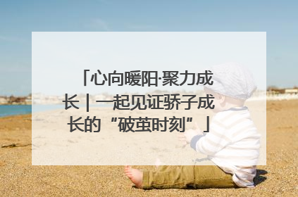 心向暖阳·聚力成长｜一起见证骄子成长的“破茧时刻”