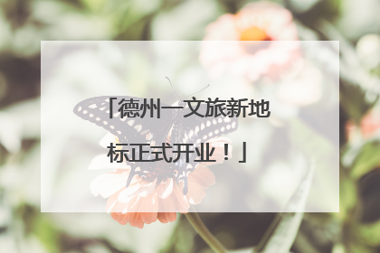 德州一文旅新地标正式开业！