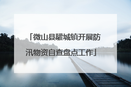 微山县驩城镇开展防汛物资自查盘点工作