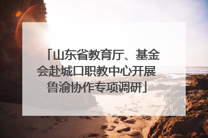 山东省教育厅、基金会赴城口职教中心开展鲁渝协作专项调研
