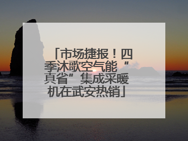 市场捷报！四季沐歌空气能“真省”集成采暖机在武安热销