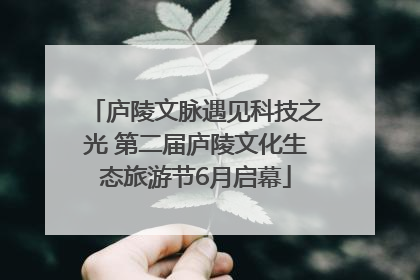 庐陵文脉遇见科技之光 第二届庐陵文化生态旅游节6月启幕