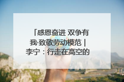 感恩奋进 双争有我·致敬劳动模范｜李宁：行走在高空的“电网卫士”