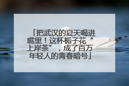 把武汉的夏天喝进嘴里！这杯栀子花“上岸茶”，成了百万年轻人的青春暗号